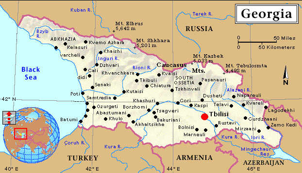 Rustavi map